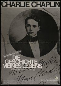 4b551 GENTLEMAN TRAMP German '77 Charlie Chaplin biography, great image!
