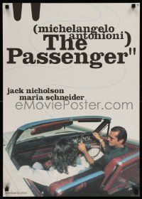 4b926 PASSENGER Japanese R96 Antonioni, Jack Nicholson & Maria Schneider in Mercury Comet!