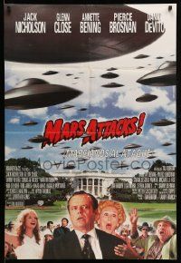 4b010 MARS ATTACKS! Spanish '96 directed by Tim Burton, Jack Nicholson, Glenn Close, Brosnan!