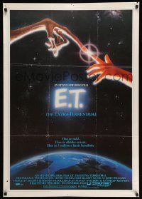 4b057 E.T. THE EXTRA TERRESTRIAL Swedish '82 Steven Spielberg sci-fi classic, John Alvin art!