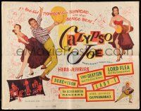 4c065 CALYPSO JOE style A 1/2sh '57 Herb Jeffries, sexy Angie Dickinson, bongo beat, cool images!