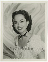 4d213 ANN BLYTH 8x10.25 still '50s smiling portrait of the beautiful star wearing ruffled blouse!
