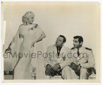 4d021 CHINA SEAS 8.25x10 still '35 Wallace Beery & Clark Gable admire sexiest Jean Harlow!