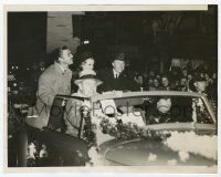 4d250 CLARK GABLE/CAROLE LOMBARD 7x9 news photo '39 in Atlanta for Gone with the Wind premiere!
