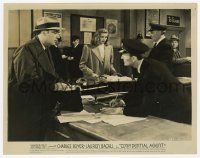 4d026 CONFIDENTIAL AGENT 8x10.25 still '45 Charles Boyer & Lauren Bacall in tense situation!