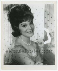 4d252 CONNIE FRANCIS 8.25x10 still '60s great head & shoulders smiling portrait wearing pearls!