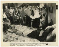 4d067 JESSE JAMES 8x10.25 still '39 Henry Hull w/ Henry Fonda & Tyrone Power by Darwell's sickbed!