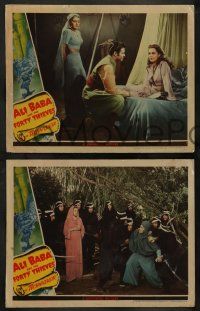4f660 ALI BABA & THE FORTY THIEVES 4 LCs '43 Maria Montez, Jon Hall & Turhan Bey!