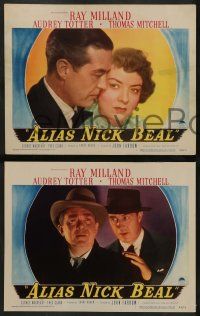 4f766 ALIAS NICK BEAL 3 LCs '49 Thomas Mitchell has made Faustian deal with Ray Milland!