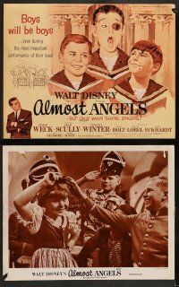 4f019 ALMOST ANGELS 8 LCs '62 Walt Disney, Peter Weck, Vincent Winter, Vienna choirboys!