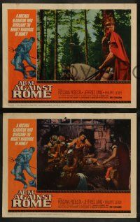 4f588 ALONE AGAINST ROME 5 LCs '63 Solo contro Roma, sword & sandal action & adventure!