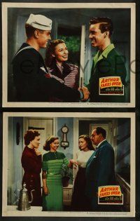 4f522 ARTHUR TAKES OVER 6 LCs '48 Lois Collier & Richard Crane have to hide their marriage!