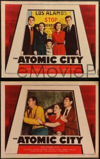 4f028 ATOMIC CITY 8 LCs '52 Cold War nuclear scientist Gene Barry in the big suspense shock story!