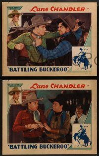 4f590 BATTLING BUCKEROO 5 LCs '32 Lane Chandler with pretty Doris Hill, Yakima Canutt & others!