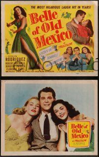 4f049 BELLE OF OLD MEXICO 8 LCs '50 great images of sexy dancer Estelita Rodriguez!