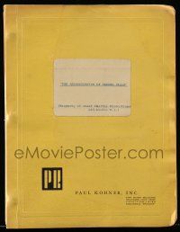 4g045 ASSASSINATION OF PANCHO VILLA English script '70s unproduced screenplay by Roli & Todini!
