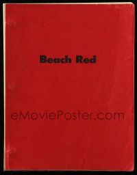 4g055 BEACH RED script '67 screenplay by Clint Johnston & Don Peters!