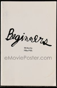4g060 BEGINNERS For Your Consideration 5.5x8.5 script October 29, 2007, screenplay by Mike Mills