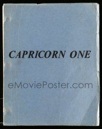 4g095 CAPRICORN ONE revised draft script April 2, 1976, screenplay by Peter Hyams!