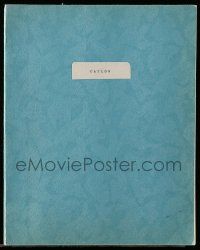 4g103 CATLOW 1st draft English script May 1, 1970 screenplay by J.J. Griffith, A Man Called Catlow!