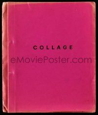 4g115 COLLAGE script November/December 1969, unproduced screenplay by Paolo Zamattio!