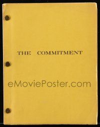 4g118 COMMITMENT script '70s unproduced screenplay by Norman Panama & Sheldon Keller!