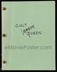 4g130 CULT VAMPIRE QUEEN script '80s unproduced vampire screenplay by Mary Woronov!