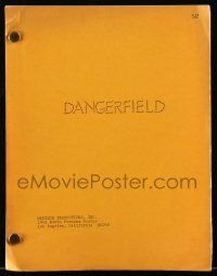 4g134 DANGERFIELD script '80s unproduced screenplay by David W. Rintels!