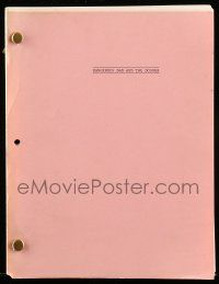 4g135 DANGEROUS DAN & THE DODGER script '70s unproduced screenplay by George Schenck!
