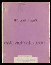 4g154 DEVIL'S WAKE script '70s unproduced screenplay by Donald L. Gold!