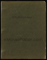 4g155 DIARY OF A FOOD ADDICT script '70s unproduced screenplay by Carloyn Jones & Herbert Greene!