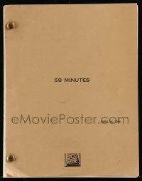 4g157 DIE HARD 2 1st draft script Apr 24, 1989 screenplay by Richardson, working title 58 Minutes!