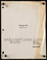 4g197 EXPENSIVE PEOPLE first draft script '70s unproduced screenplay by Eleanor Perry!