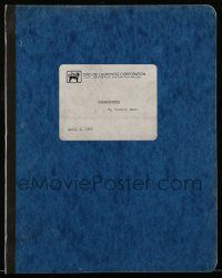 4g214 FIRESTARTER final draft script April 4, 1983, sci-fi fantasy screenplay by Stanley Mann!