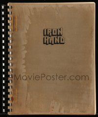 4g318 IRON HAND revised script '60s unproduced screenplay by Andrew P. Martin from Harry Reed book!