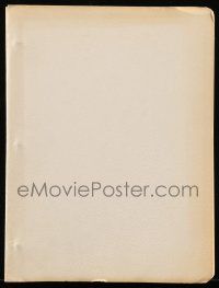 4g326 JOHNNY AUGUST film treatment '70s unproduced screenplay by Jo Eisinger!