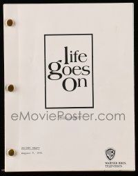 4g368 LIFE GOES ON 2nd draft TV script August 9, 1991, screenplay for the episode Hello, Goodbye!