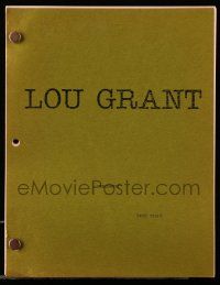 4g380 LOU GRANT TV first revised draft script Jan 12, 1982, screenplay by Michele Gallery, Recovery