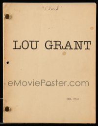 4g381 LOU GRANT TV first revised draft script September 19, 1978, screenplay by David Lloyd, Babies