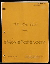 4g386 LOVE BOAT TV script Oct 14, 1980, First Voyage, Last Voyage, April the Ninny, Loan Arranger!