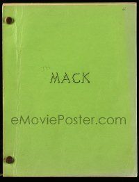 4g397 MACK script '69 blaxploitation screenplay by Robert James Poole!