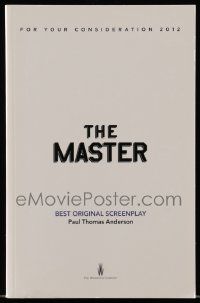 4g430 MASTER For Your Consideration 5.5x8.5 script '12 screenplay by Paul Thomas Anderson!