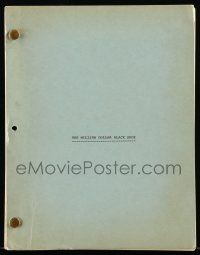 4g444 MILLION DOLLAR BLACK SHOE script '60s unproduced screenplay by Ellen M. Hibler!
