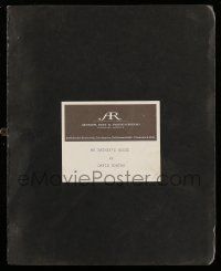 4g459 MY FATHER'S HOUSE script '70s unproduced screenplay by David Sontag!