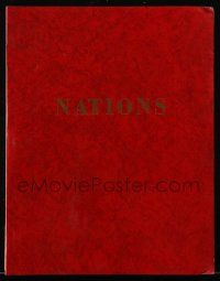 4g464 NATIONS script February 14, 1974, unproduced screenplay by Carabatsos & Steve Stone!