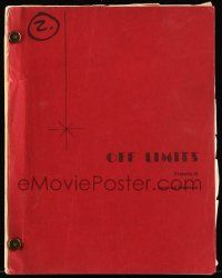 4g481 OFF LIMITS script '58 unproduced screenplay by Gottfried Reinhardt!