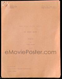 4g568 RUN FOR YOUR LIFE revised draft TV script August 24, 1965 screenplay by Fenton, Savage Season