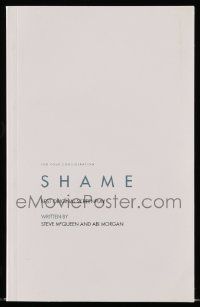 4g580 SHAME For Your Consideration 5.5x8.5 script '11 screenplay by Steve McQueen & Abi Morgan!