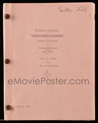 4g581 SHERLOCK HOLMES IN WASHINGTON 1st draft script Jun 30, 1942 screenplay by Millhauser & Riggs