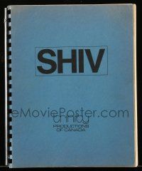 4g582 SHIV Canadian script '71 unproduced screenplay by Jona Royston!